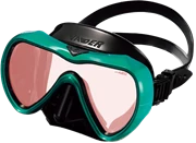 Gull Vader Black Silicon Mask - MIR Kujaku Green